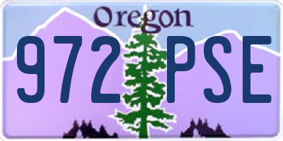 OR license plate 972PSE