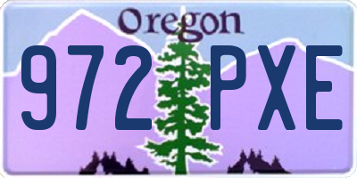 OR license plate 972PXE