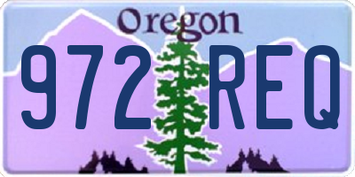 OR license plate 972REQ