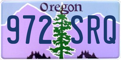 OR license plate 972SRQ