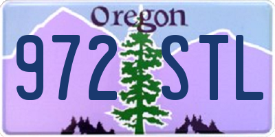 OR license plate 972STL