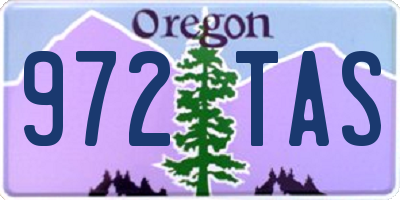 OR license plate 972TAS