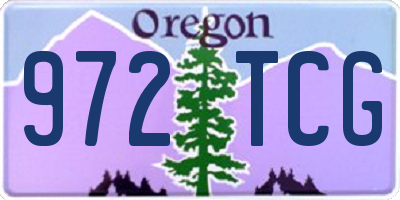 OR license plate 972TCG