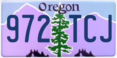 OR license plate 972TCJ