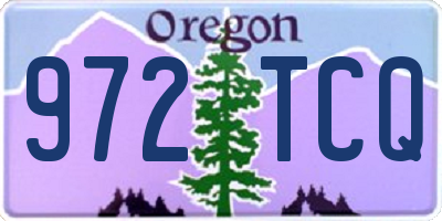 OR license plate 972TCQ