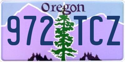 OR license plate 972TCZ
