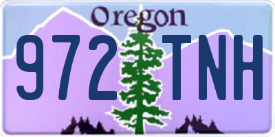 OR license plate 972TNH
