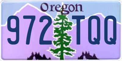 OR license plate 972TQQ