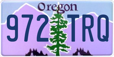 OR license plate 972TRQ