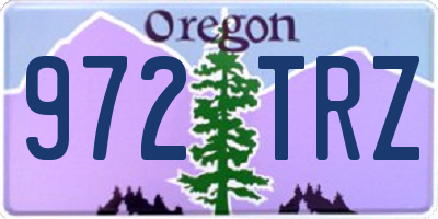 OR license plate 972TRZ