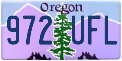 OR license plate 972UFL