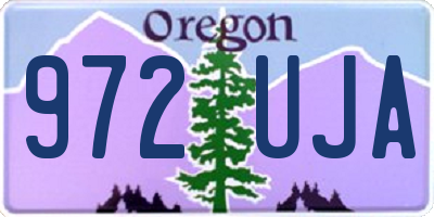 OR license plate 972UJA