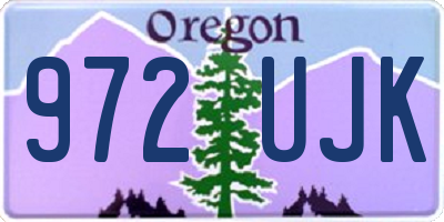 OR license plate 972UJK