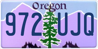 OR license plate 972UJQ