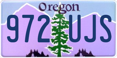 OR license plate 972UJS