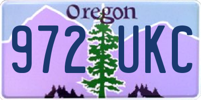OR license plate 972UKC