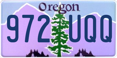 OR license plate 972UQQ