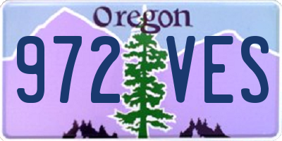 OR license plate 972VES