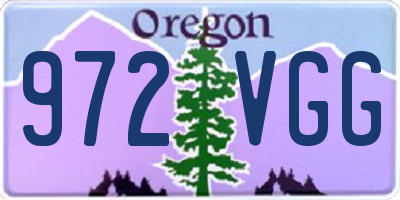 OR license plate 972VGG