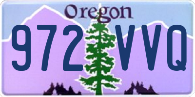 OR license plate 972VVQ