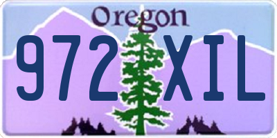 OR license plate 972XIL