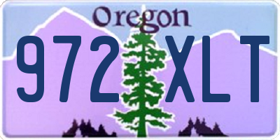 OR license plate 972XLT