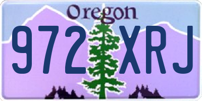 OR license plate 972XRJ