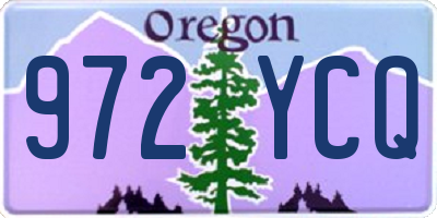 OR license plate 972YCQ