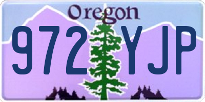 OR license plate 972YJP