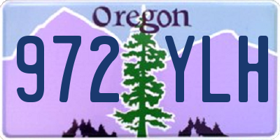 OR license plate 972YLH
