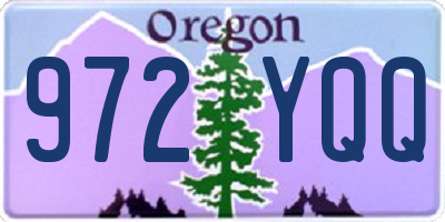 OR license plate 972YQQ