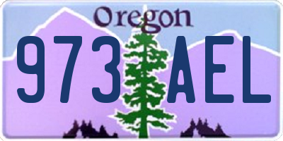 OR license plate 973AEL