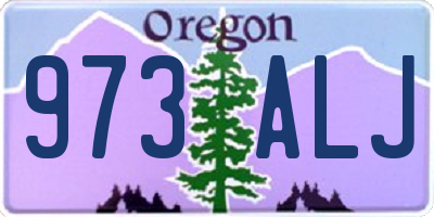 OR license plate 973ALJ