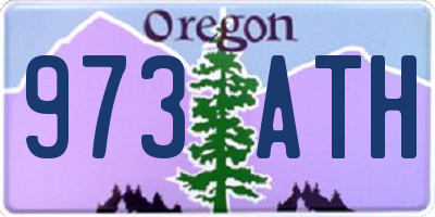 OR license plate 973ATH
