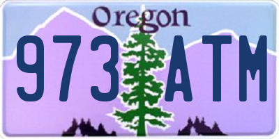 OR license plate 973ATM