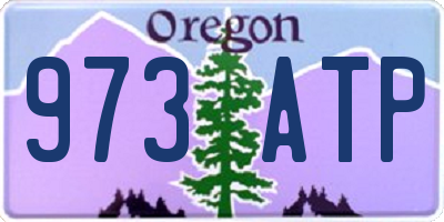 OR license plate 973ATP