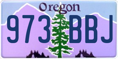 OR license plate 973BBJ