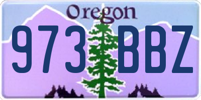 OR license plate 973BBZ
