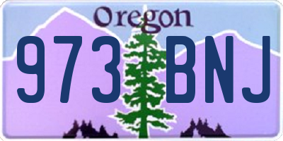 OR license plate 973BNJ