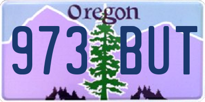 OR license plate 973BUT