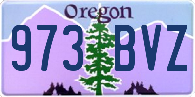 OR license plate 973BVZ