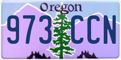 OR license plate 973CCN