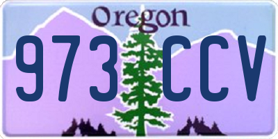 OR license plate 973CCV