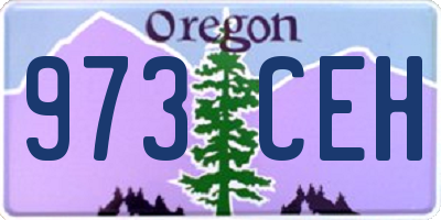 OR license plate 973CEH