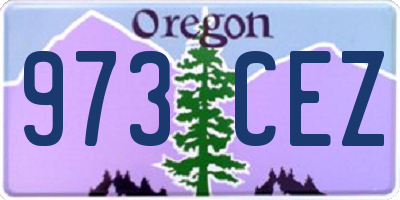 OR license plate 973CEZ