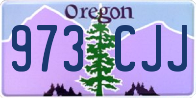 OR license plate 973CJJ