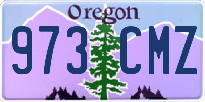 OR license plate 973CMZ