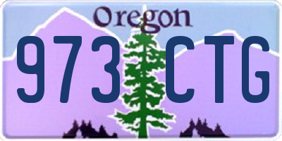 OR license plate 973CTG