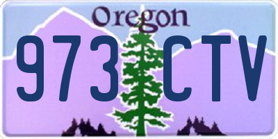 OR license plate 973CTV