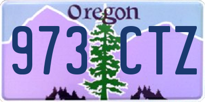 OR license plate 973CTZ